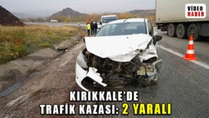 Otomobil bariyerlere çarptı: 2 yaralı