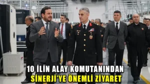 10 ilin Alay Komutanından Sinerji A.Ş.’ye önemli ziyaret