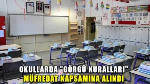 Okullarda “görgü kuralları” müfredat kapsamına alındı