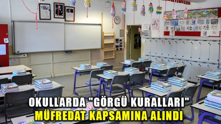 Okullarda “görgü kuralları” müfredat kapsamına alındı