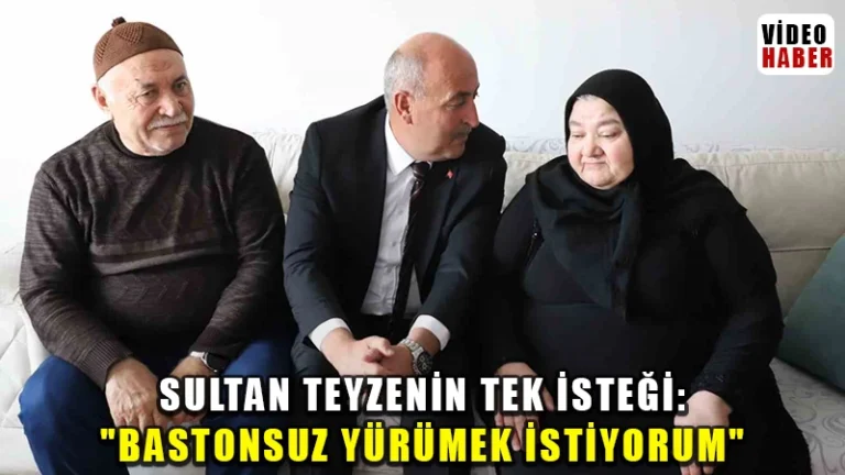 Kilolarından kurtulmak isteyen Sultan teyzenin tek isteği: “Bastonsuz yürümek istiyorum”