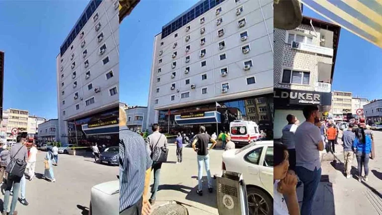 KIRIKKALE BELEDİYESİ ÇATISINDA İNTİHAR GİRİŞİMİ!