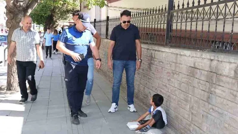 KIRIKKALE’DE DİLENCİ OPERASYONU