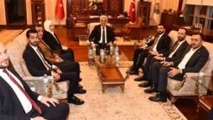 TÜGVA heyeti, Makas’ı ziyaret etti