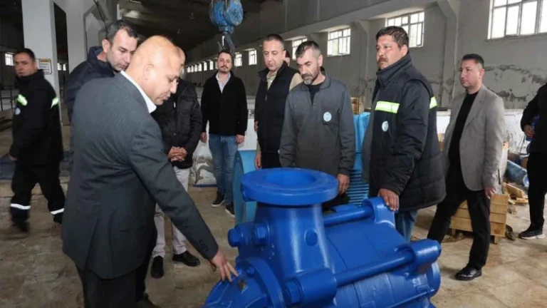 Yeşil Vadi Su Birliği’ne 6 milyon TL’lik ekipman