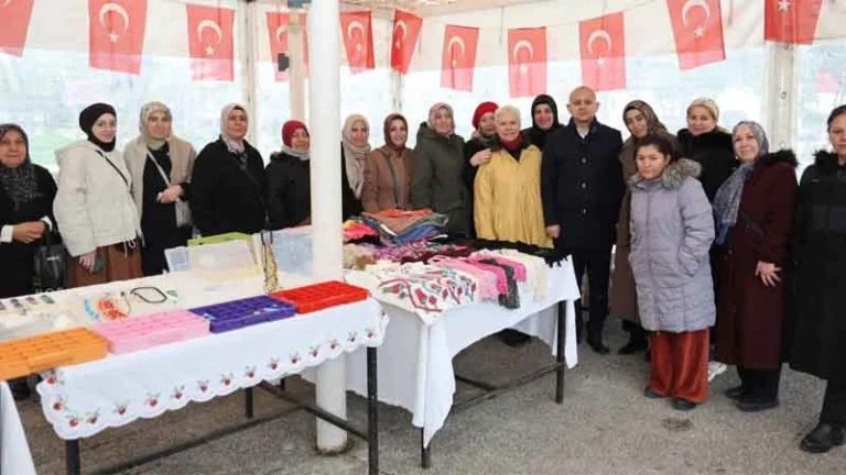 Kırıkkale’de hanımeli pazarı, kadın girişimcilerin gücünü yansıtıyor