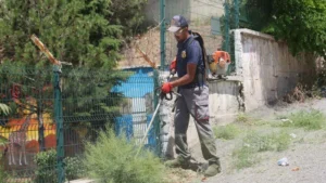 Kırıkkale genelinde yabani otlar temizleniyor