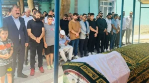 Anne Şahin, dualarla uğurlandı