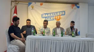 Mahallelerde AK Partili gençler buluşması