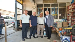 Vali Makas, sanayi esnafıyla buluştu