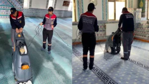 Camilerde temizlik seferberliği