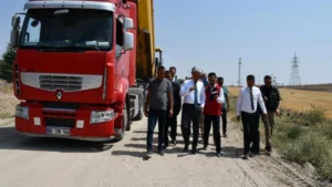 İzzettin Köyü’ne yeni yol yapılıyor
