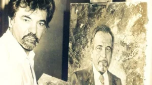 Çiçeklerden boya yapan ressam: Rahmi Pehlivanlı