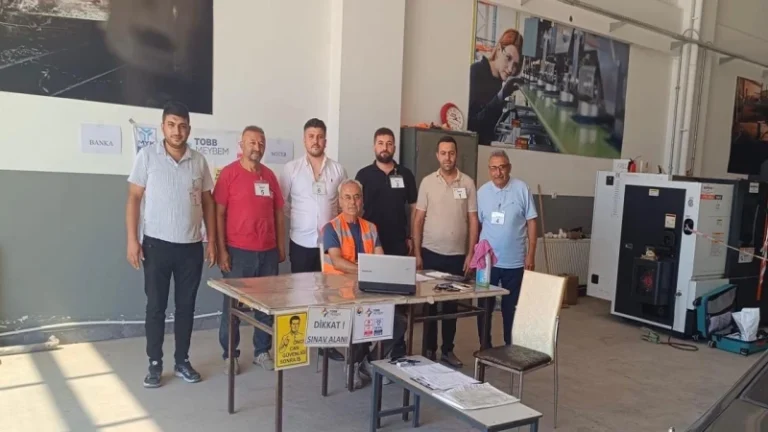 TSO’da mesleki yeterlilik sınavı yapıldı