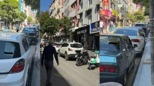 Zafer Caddesi değil, sanki ikinci el oto pazarı!