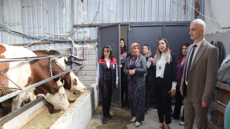 Kırıkkale’de kadın çiftçiler unutulmadı