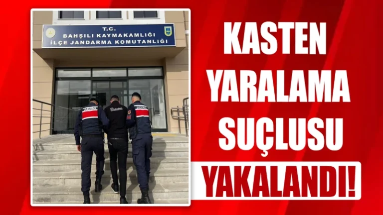 Kasten yaralama suçlusu yakalandı!