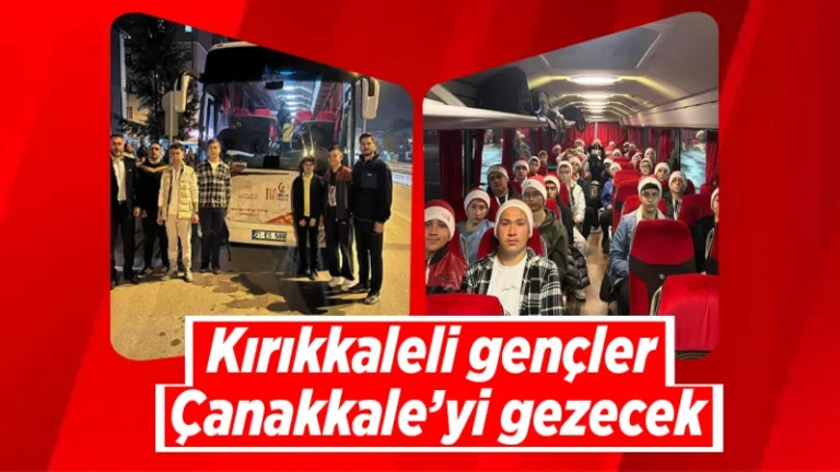 Kırıkkaleli gençler Çanakkale’yi gezecek