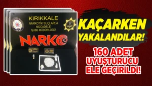 Kırıkkale’de zehir tacirleri kaçmaya çalışırken polisler yakaladı!