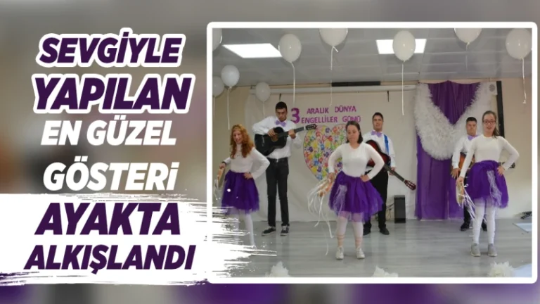 Sevgiyle yapılan en güzel gösteri ayakta alkışlandı