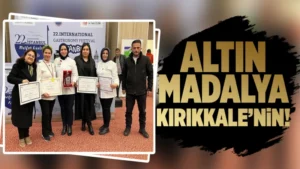Altın Madalya Kırıkkale’nin!