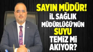 Kırıkkale çamurlu su kullanıyor, Müdür Polat susuyor!