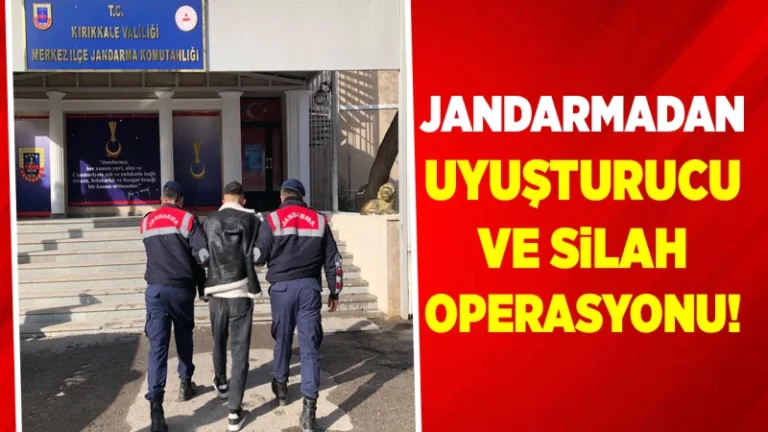 Jandarmadan uyuşturucu ve silah operasyonu!