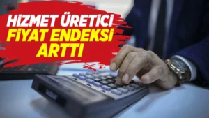 Hizmet üretici fiyat endeksi arttı