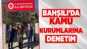Bahşılı’da kamu kurumlarına denetim