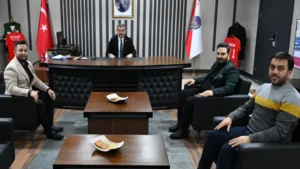 Gazetekale ve Yenigün’den Emniyet Müdürü Mustafa Işık’a ziyaret