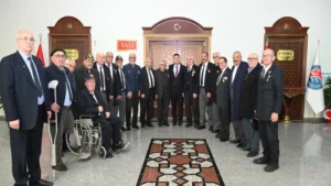 Vatanın kahraman bekçilerinden anlamlı ziyaret
