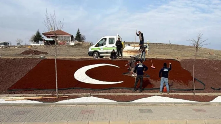 Yahşihan’da Caddeler Ay Yıldızla donatılıyor