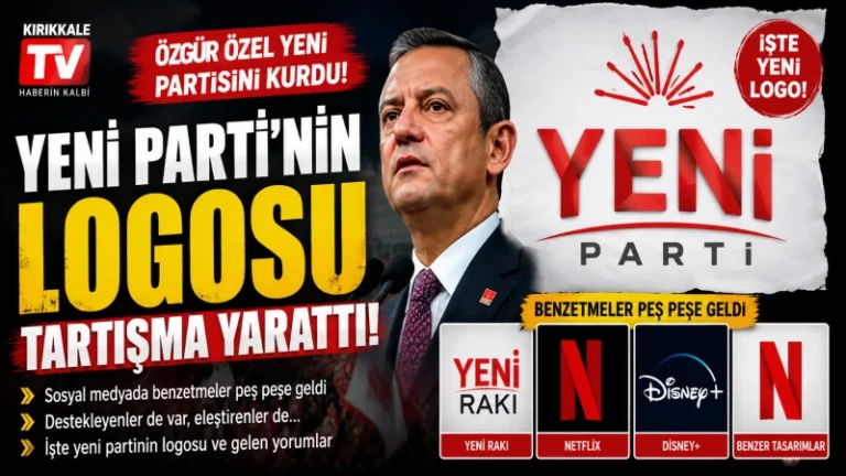 Özgür Özel’in kurduğu Yeni Parti’nin logosu tartışma yarattı