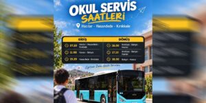 Hacılar Belediyesi, otobüs saatlerini öğrenciler için düzenledi