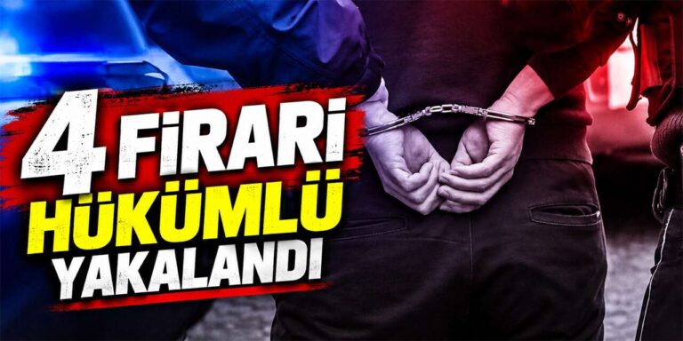 Kırıkkale’de 4 firari hükümlü yakalandı