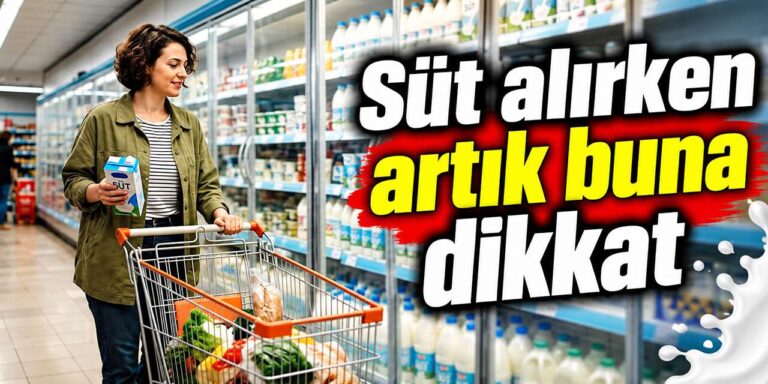 Süt alırken artık buna dikkat! Yeni dönem 2027’de başlıyor