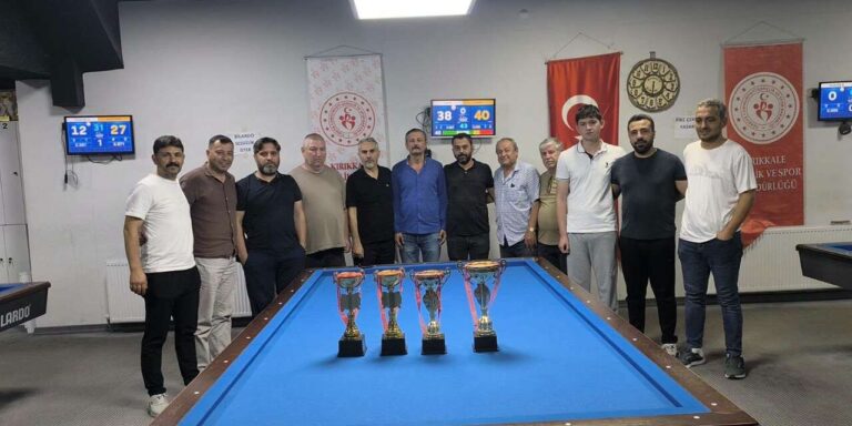 Bilardo masasında büyük mücadele! Şampiyonluk onun oldu