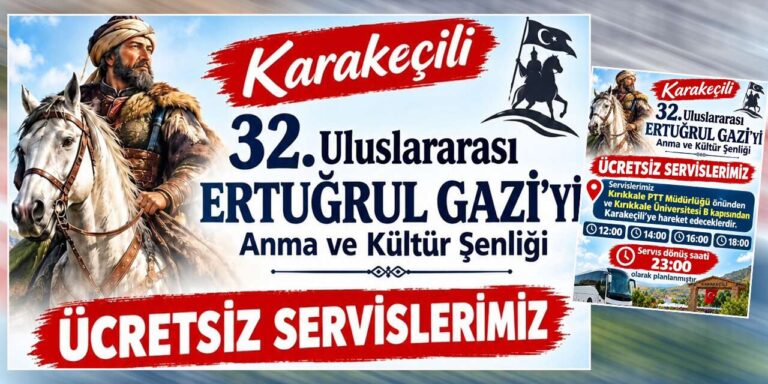 Karakeçili Şenliği için ulaşım ücretsiz! Servis saatleri ve kalkış noktaları belli oldu
