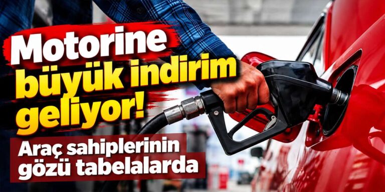 Motorine büyük indirim geliyor! Araç sahiplerinin gözü tabelalarda
