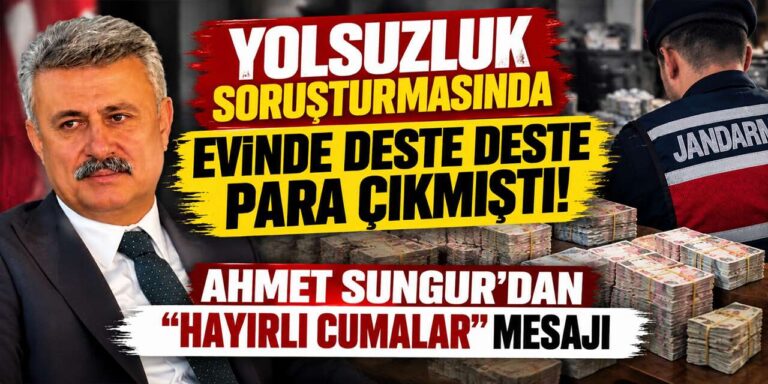 Ahmet Sungur’dan dikkat çeken paylaşım: “Hayırlı Cumalar”