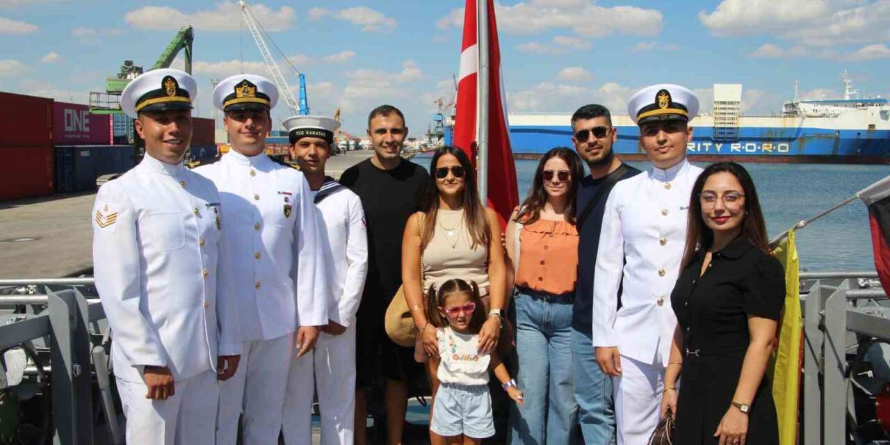 tcg-karatas-gemisinde-personelin-ailesi-agirlandi