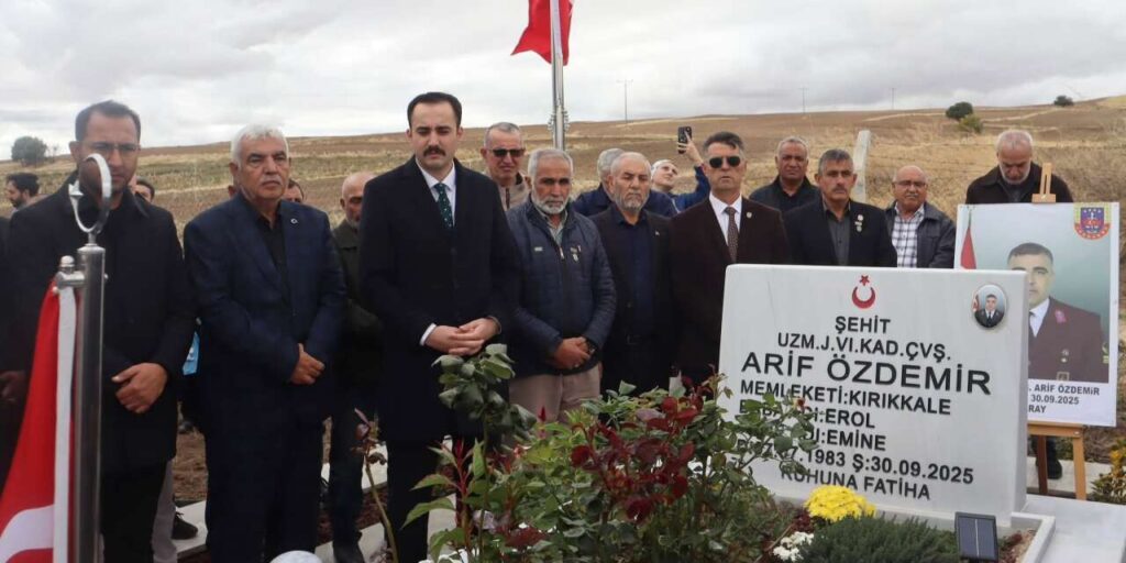 Şehit Arif Özdemir şehadetinin 1. yılında Kırıkkale’de dualarla anıldı