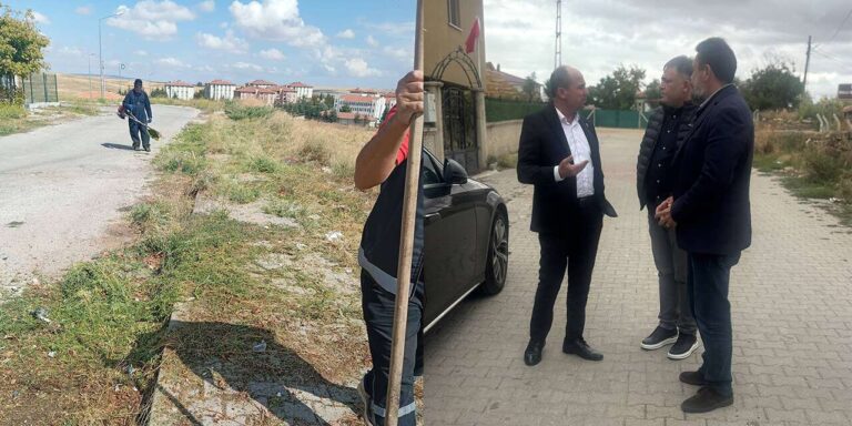 Balışeyh’te çalışmalar hız kesmiyor! Başkan Akyüz’den hizmet mesajı