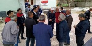 Karakeçili Kaymakamı Yasin Mert köylerde vatandaşlarla buluştu