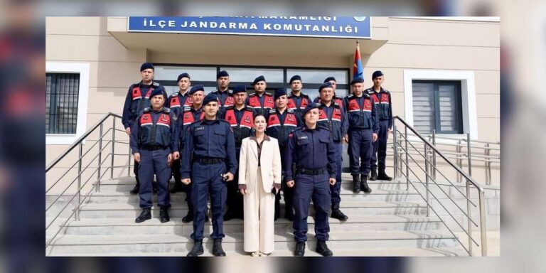 Bahşılı’da yeni Jandarma Komutanı’na Kaymakam Kazanasmaz’dan ziyaret