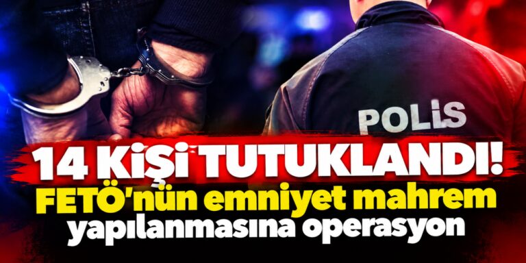 Kırıkkale’de FETÖ’nün emniyet mahrem yapılanmasına yönelik operasyon