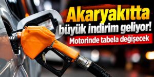 Akaryakıtta büyük indirim geliyor! Motorinde tabela değişecek