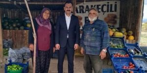 Karakeçili’de üretimiyle dikkat çekti! Kaymakam Yasin Mert yerinde inceledi