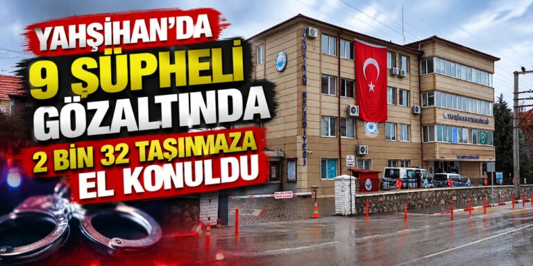 Yahşihan Belediyesi’nde 9 şüpheli gözaltında, 2 bin 32 taşınmaza el konuldu