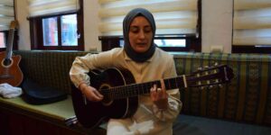 Görme engelli Büşra’nın müzik tutkusu gerçeğe dönüştü